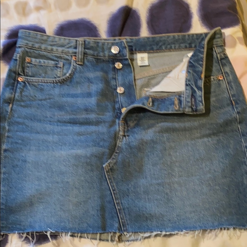 H&M denim skirt never worn size 14 - Picture 4 of 5